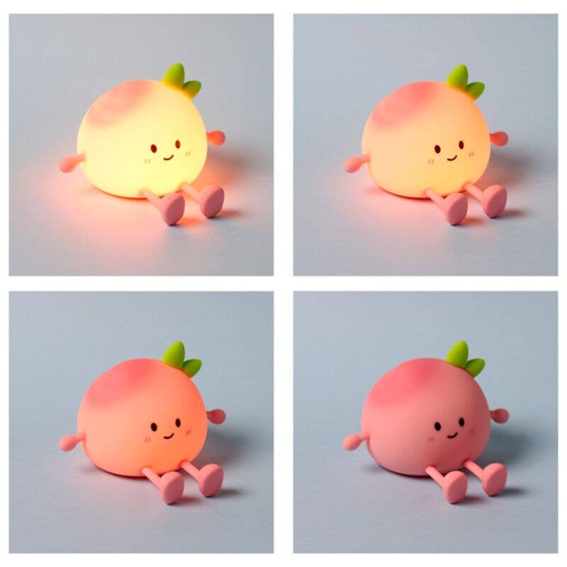 Foodiemals Peach LED Night Light