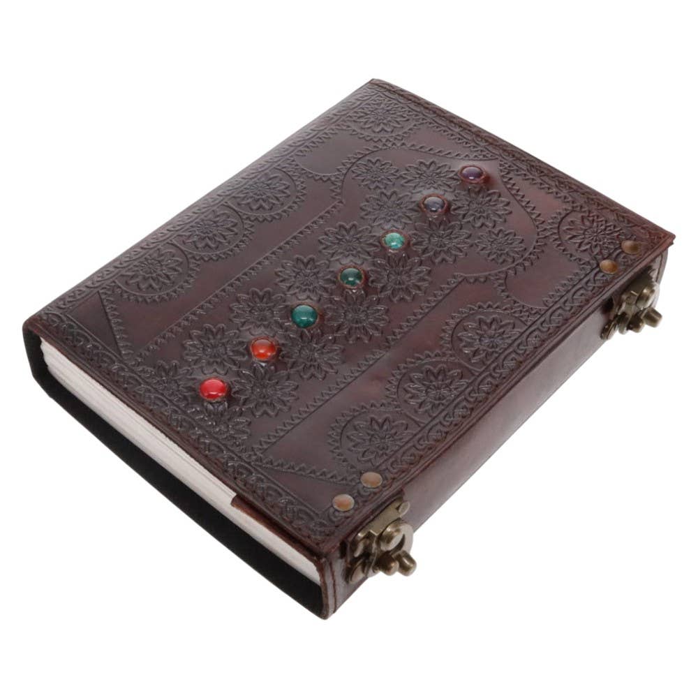 Chakra Stone Embossed Journal 15cm x 20cm