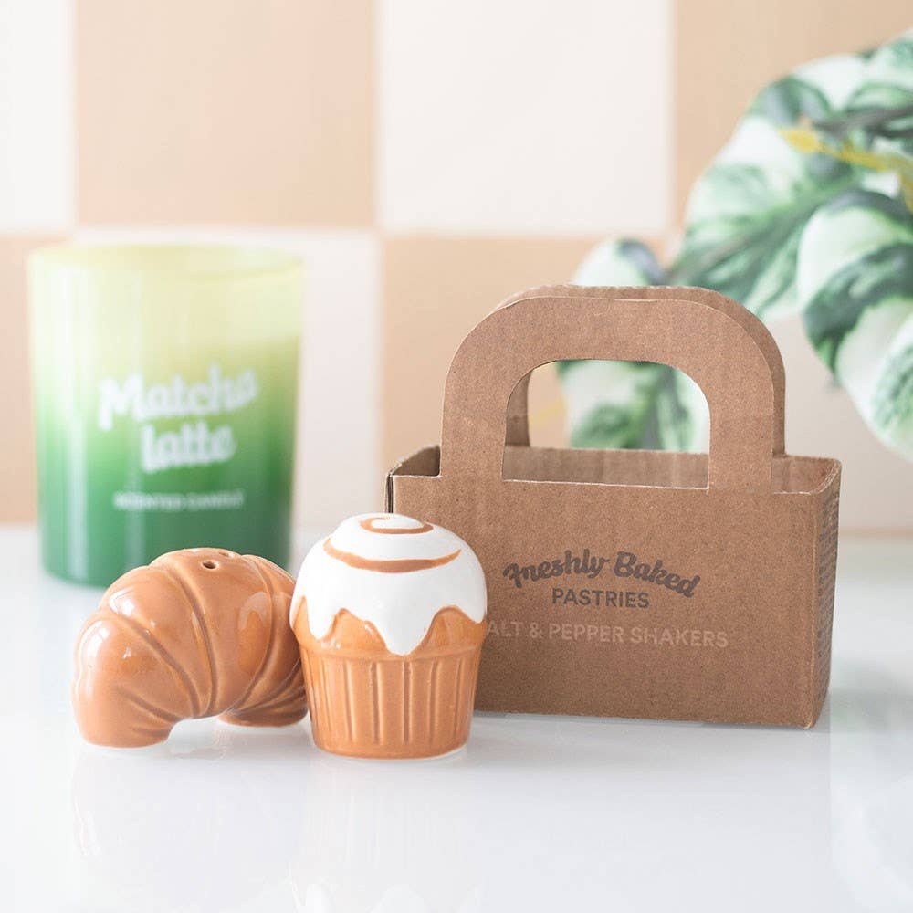 Pastry Shaped Salt and Pepper Shakers