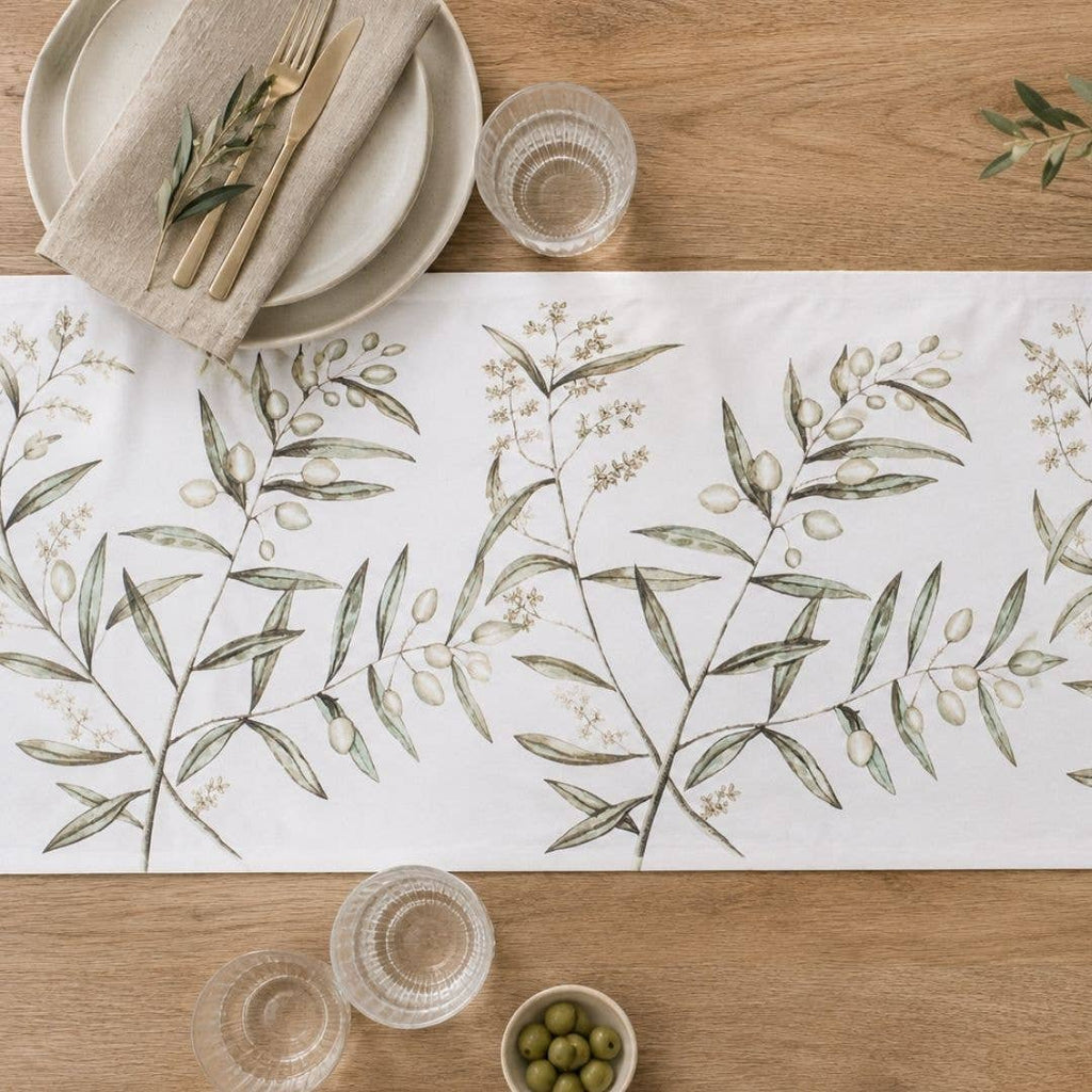 Table Runner - Olives