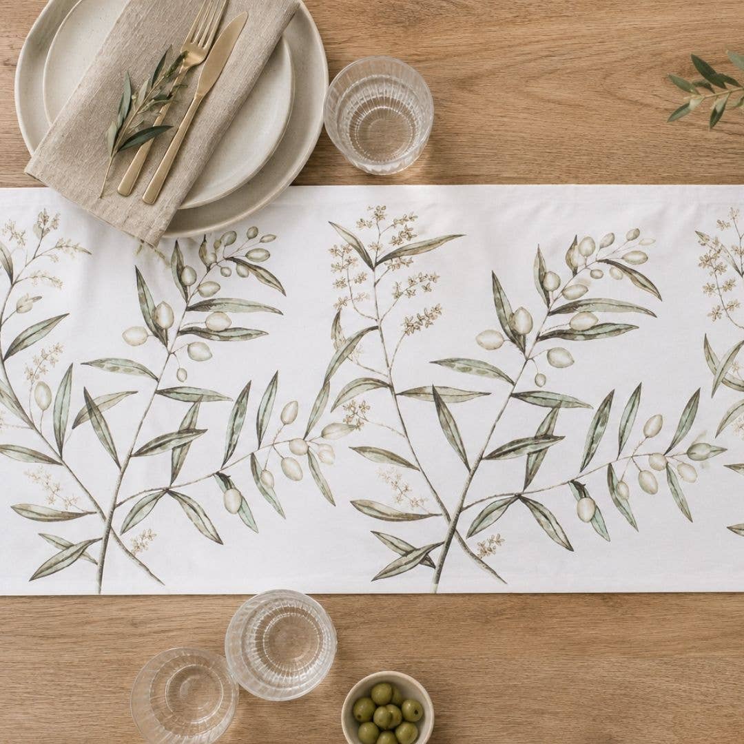 Table Runner - Olives