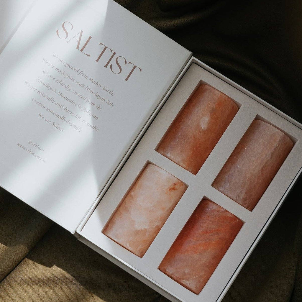 Himalayan Salt Tequila Shot Glass Set of 4