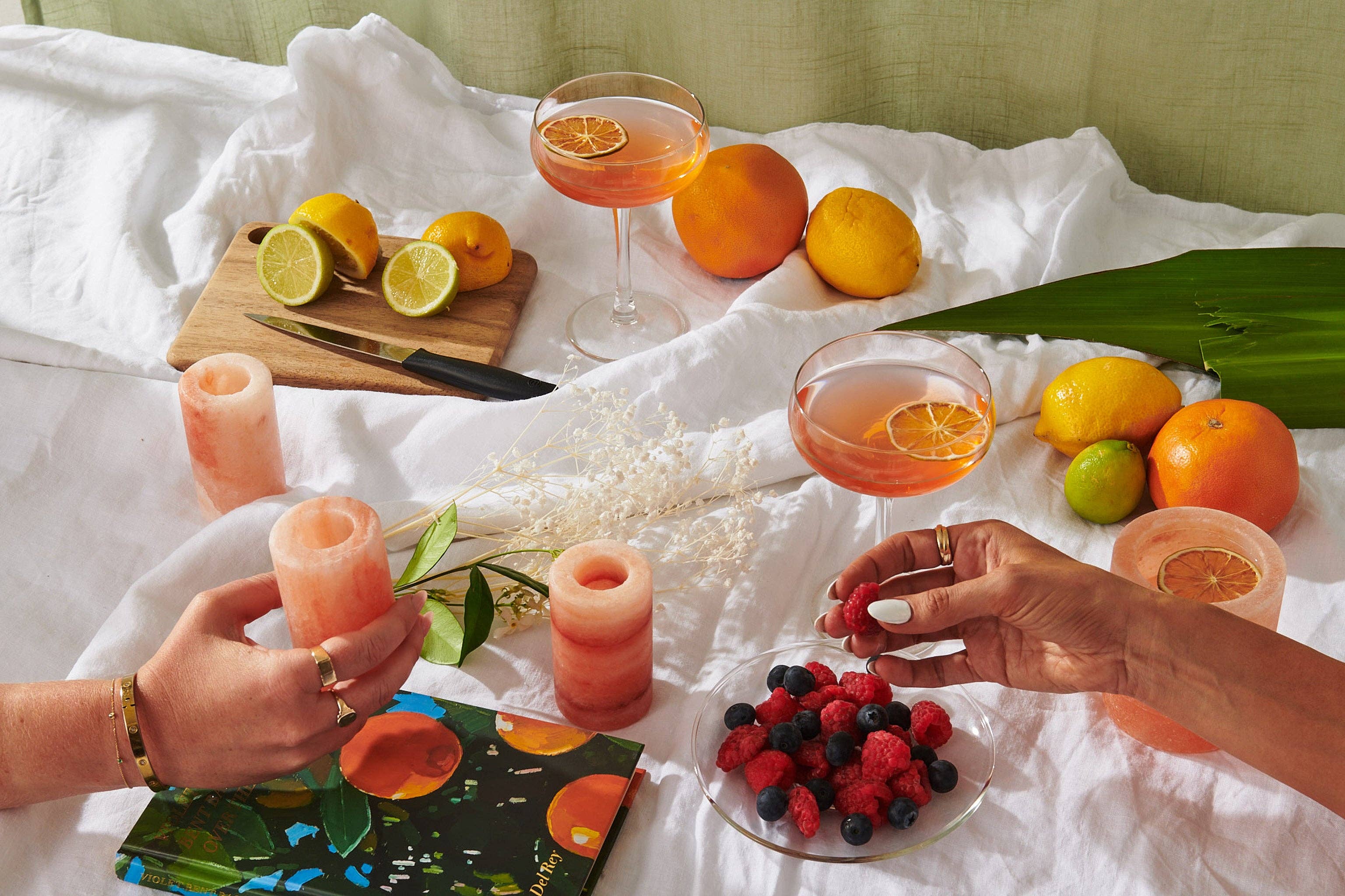 Himalayan Salt Tequila Shot Glass Set of 4