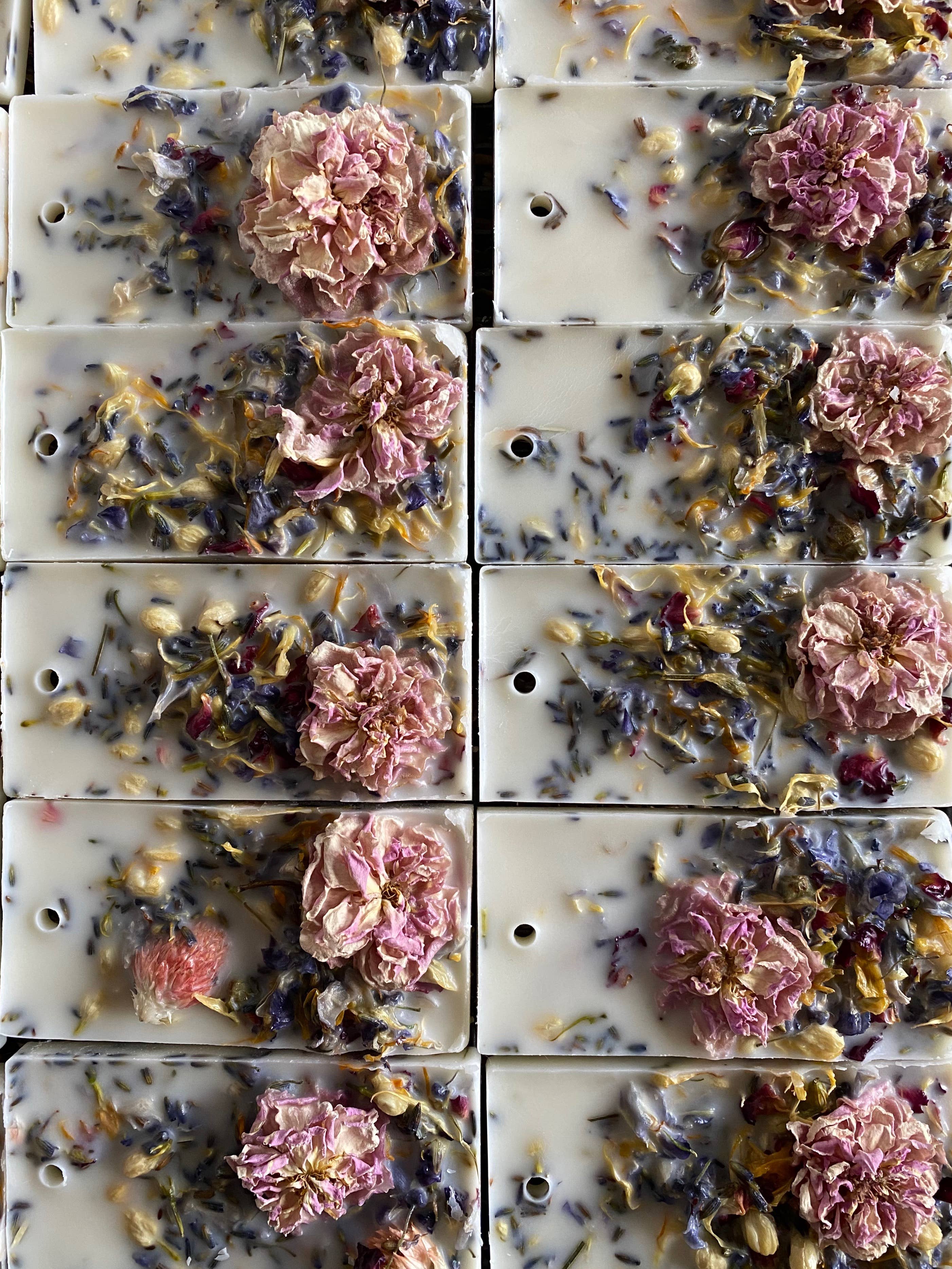 Dusty Rose Organic Perfume Infused Wax Tablet. All Natural