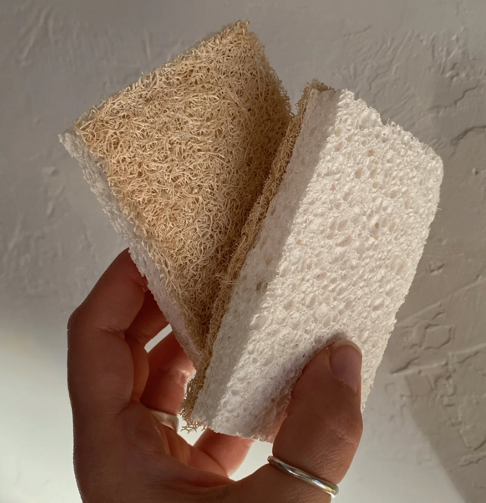 Coconut & Wood Pulp Scrubber Sponge 3 pk - Home Compostable
